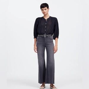 Madewell Flared Wide Leg Jean
